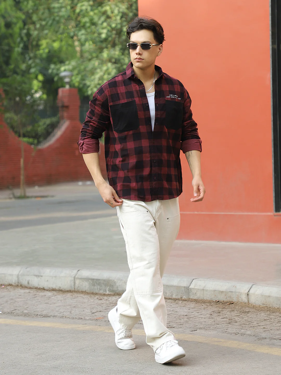 Bold Nest Light Beige Denim Jeans - Image 10