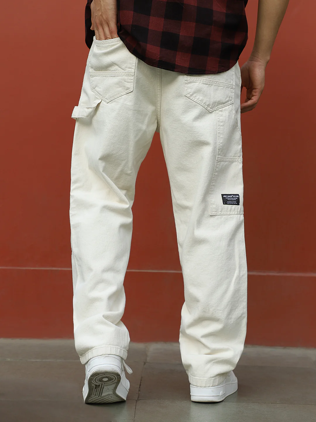 Bold Nest Light Beige Denim Jeans - Image 5