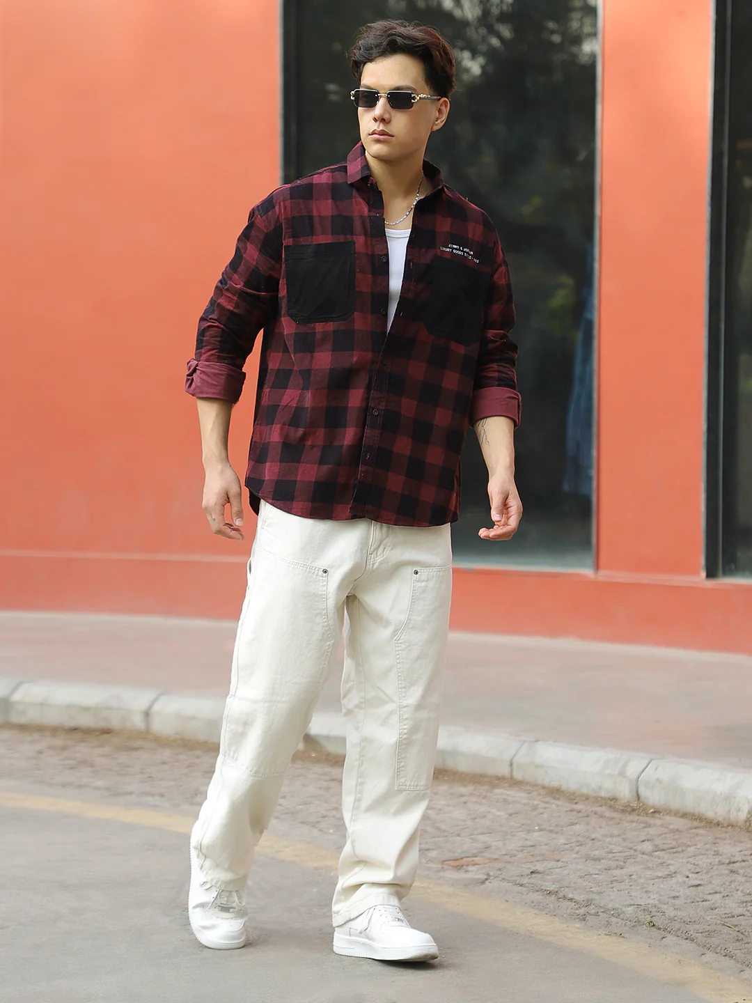 Bold Nest Light Beige Denim Jeans - Image 8