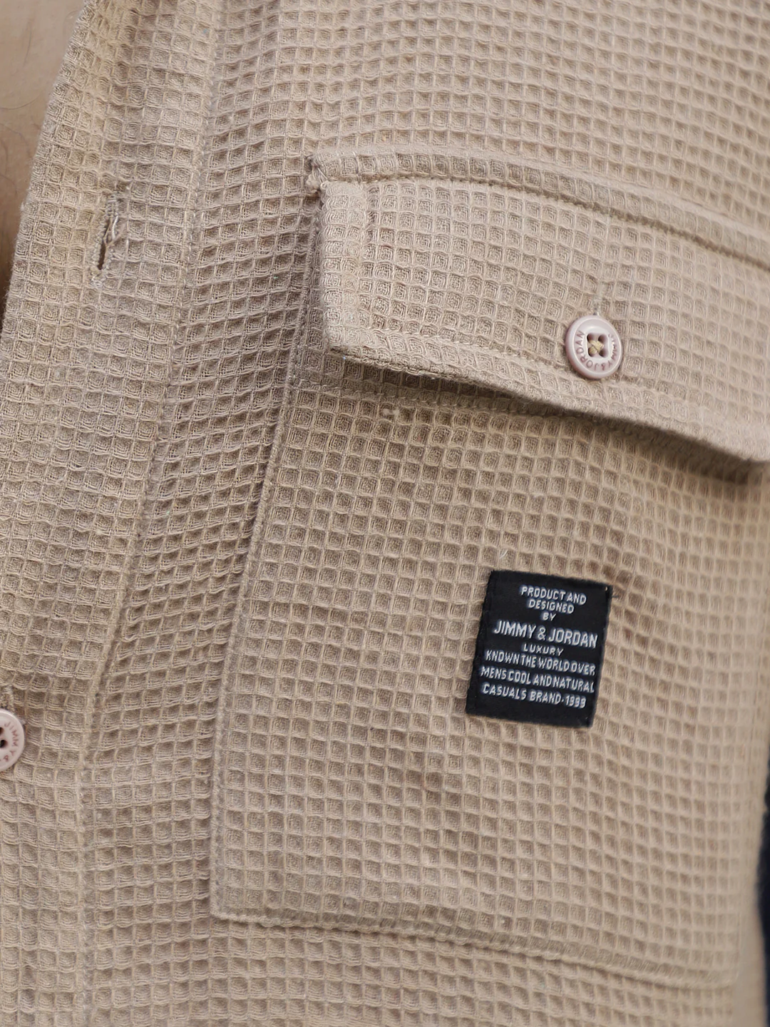 British Vintage Beige Full Sleeve Shirt - Image 7