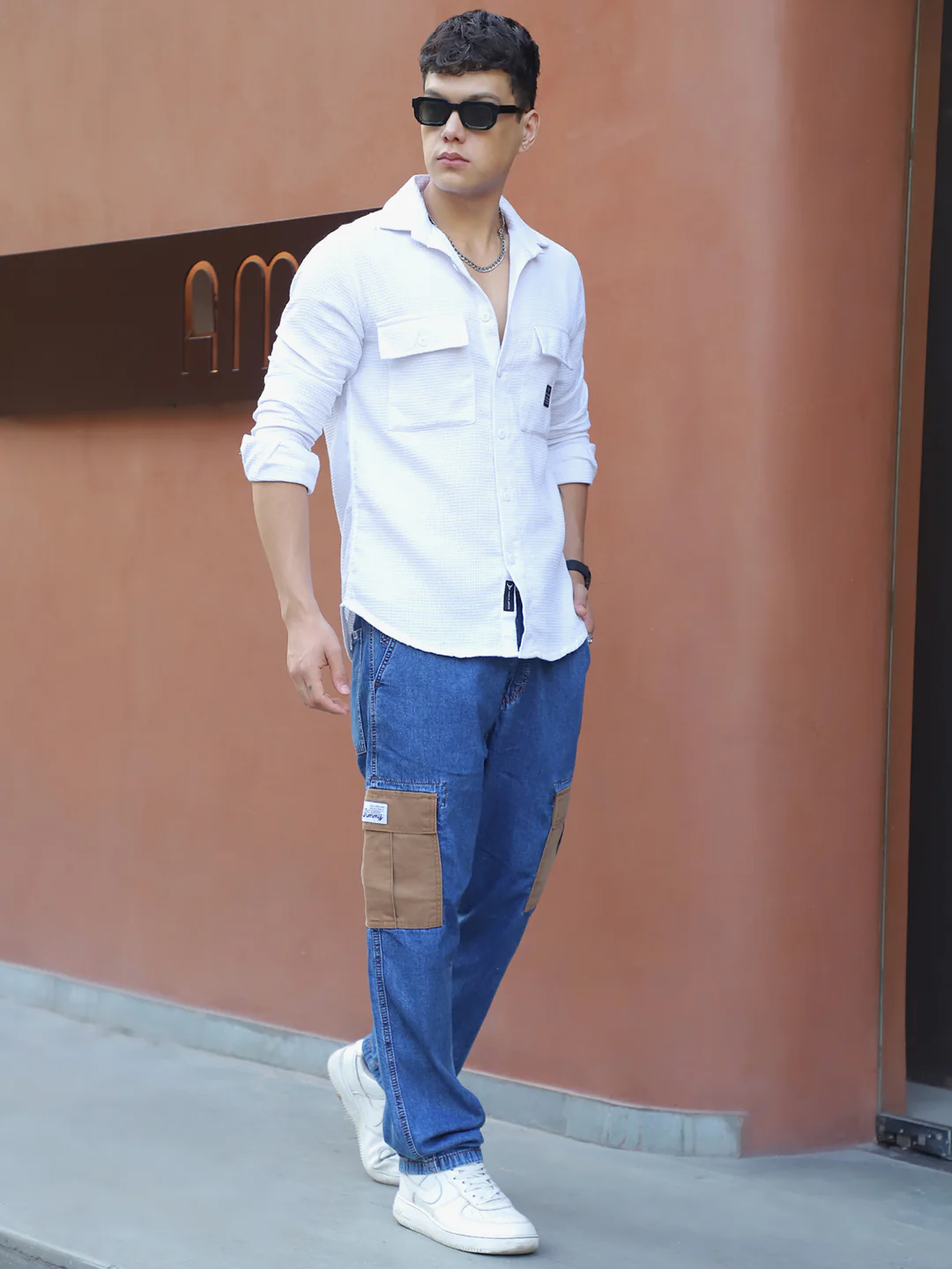 British Vintage White Full Sleeve Shirt - Image 9