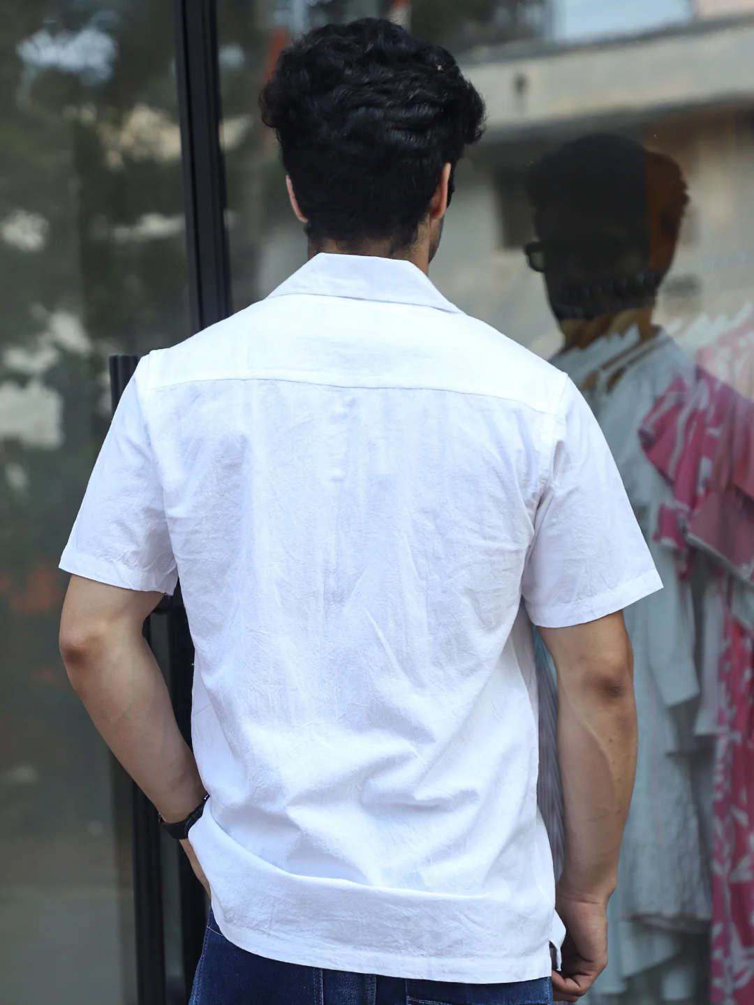 Cereal Killer White Half Sleeve Plain Shirt - Image 8