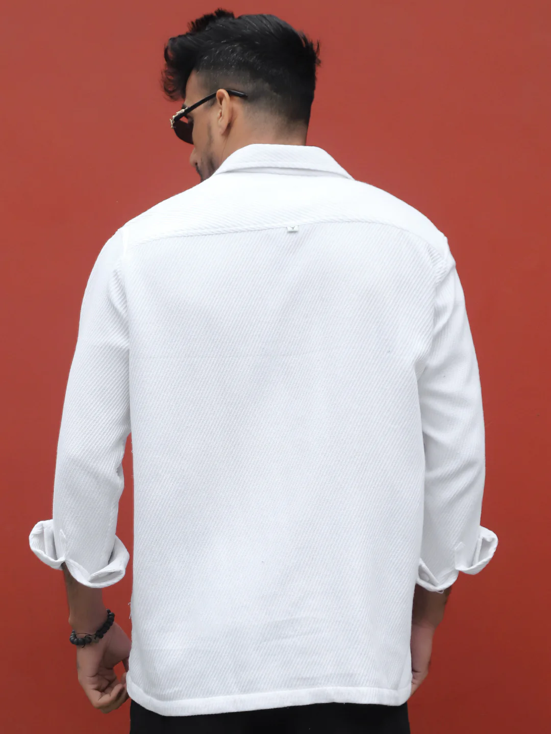 Earthcore Textured White Shacket - Image 7