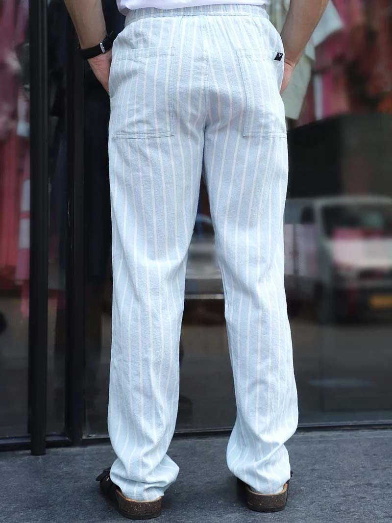 Frostline Sky Blue Stripe Trouser - Image 8
