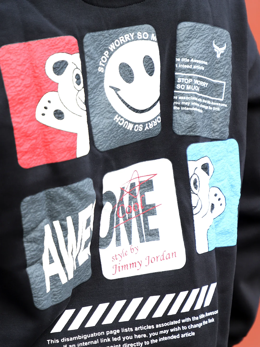 Lancaster Street Black Oversized Hoodie - Image 4