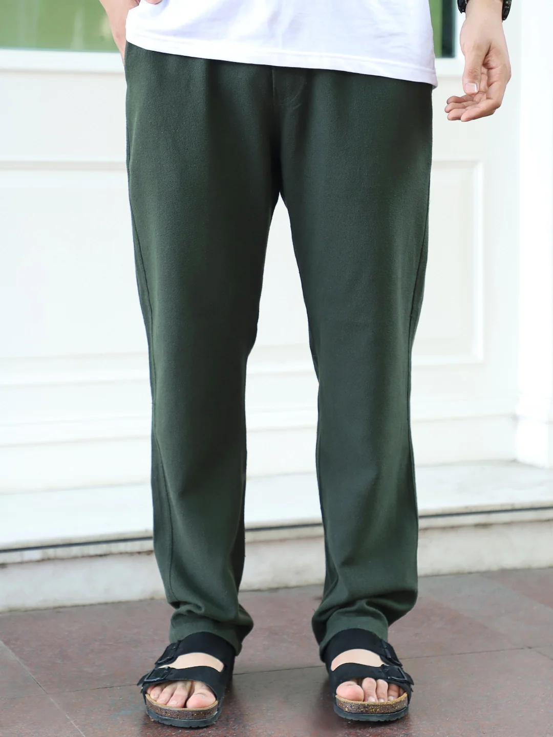 Malibu Tide Olive Green Trouser - Image 4