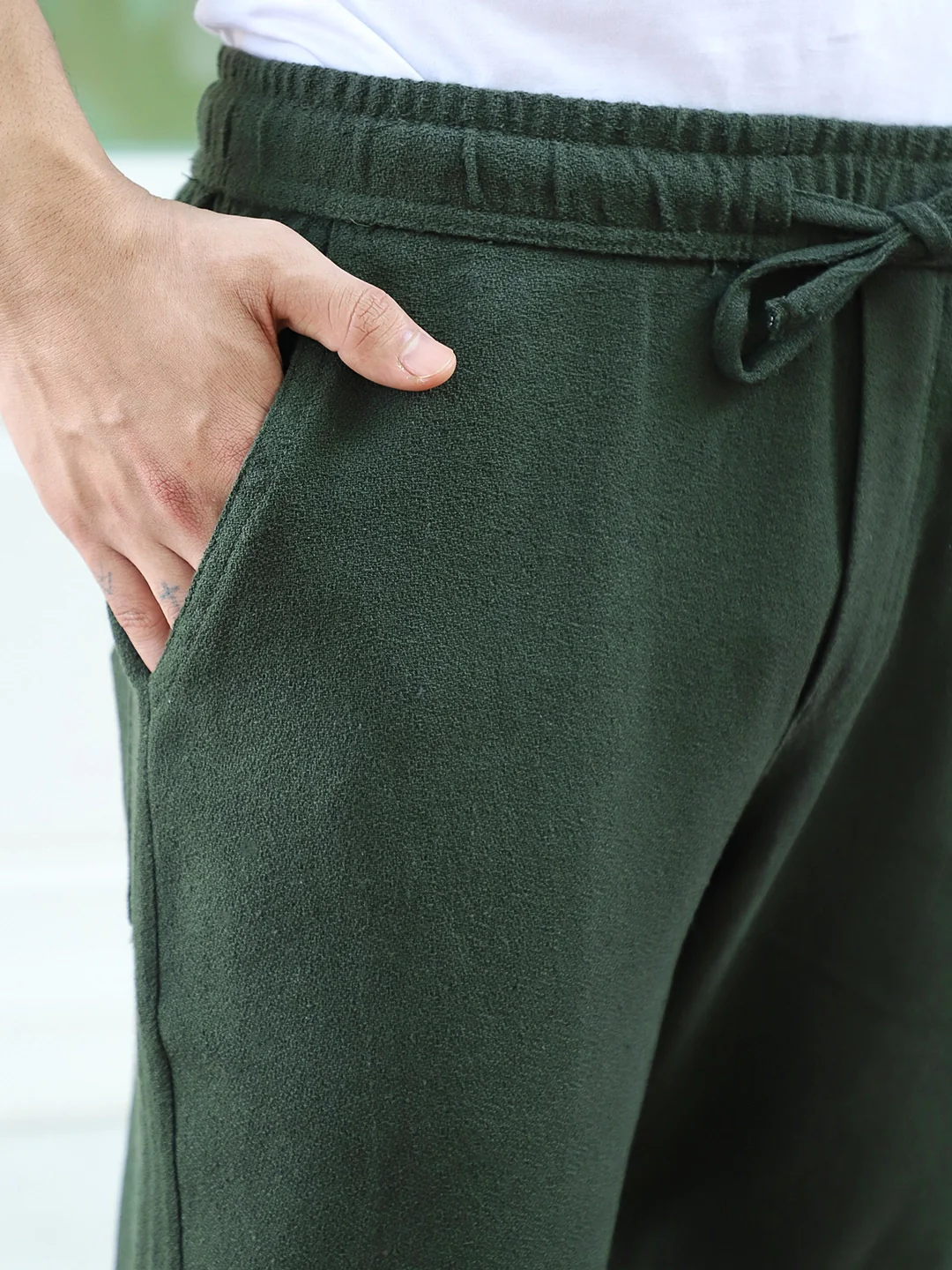 Malibu Tide Olive Green Trouser - Image 7