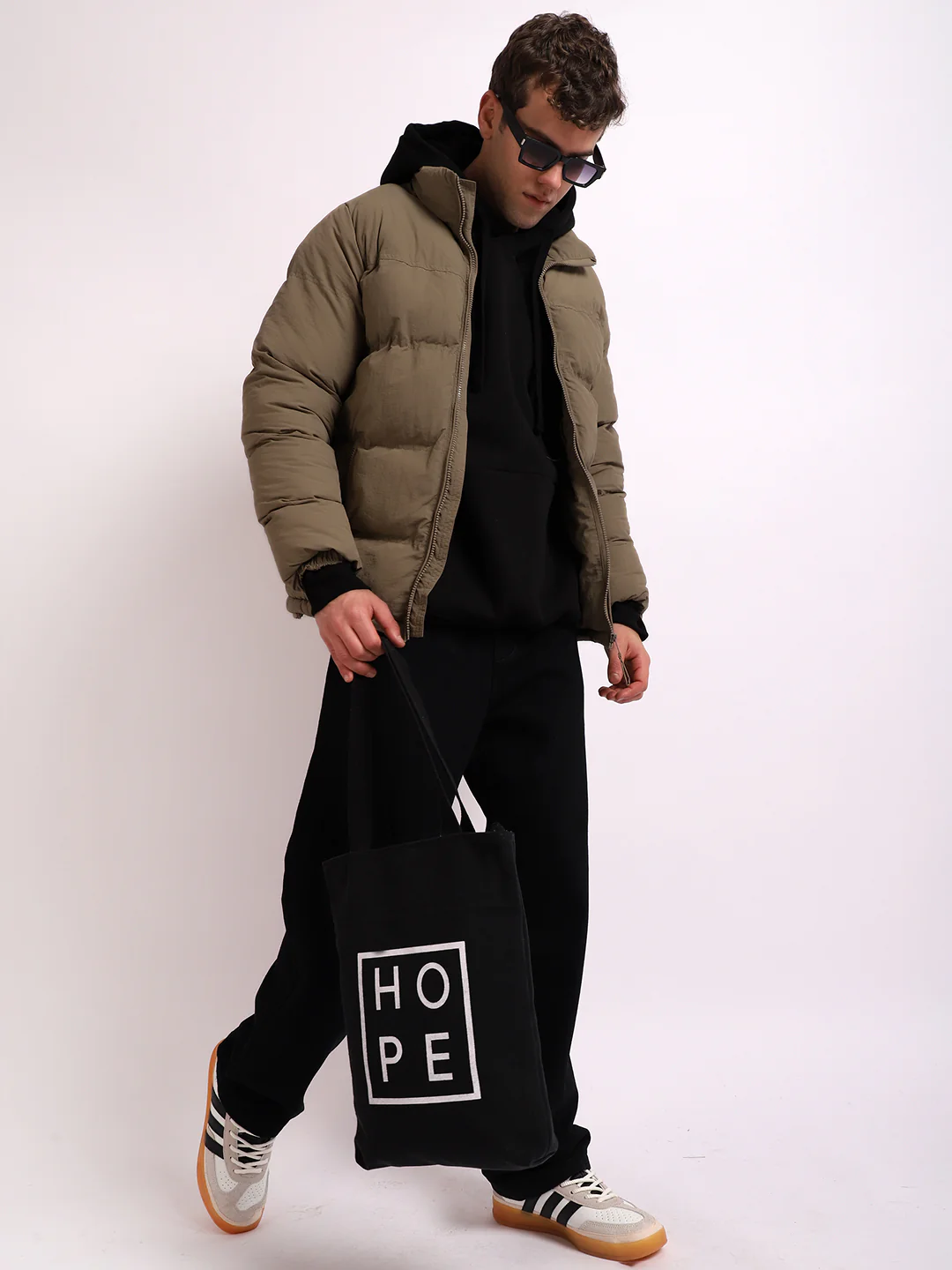 Northbound Camel Brown Oversized Puffer Jacket - Image 3