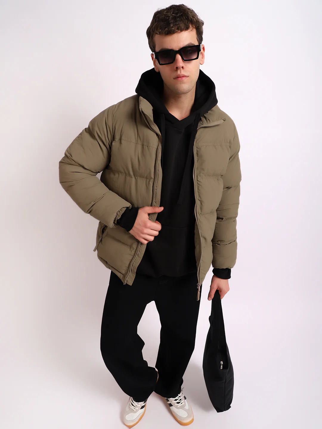 Northbound Camel Brown Oversized Puffer Jacket - Image 5