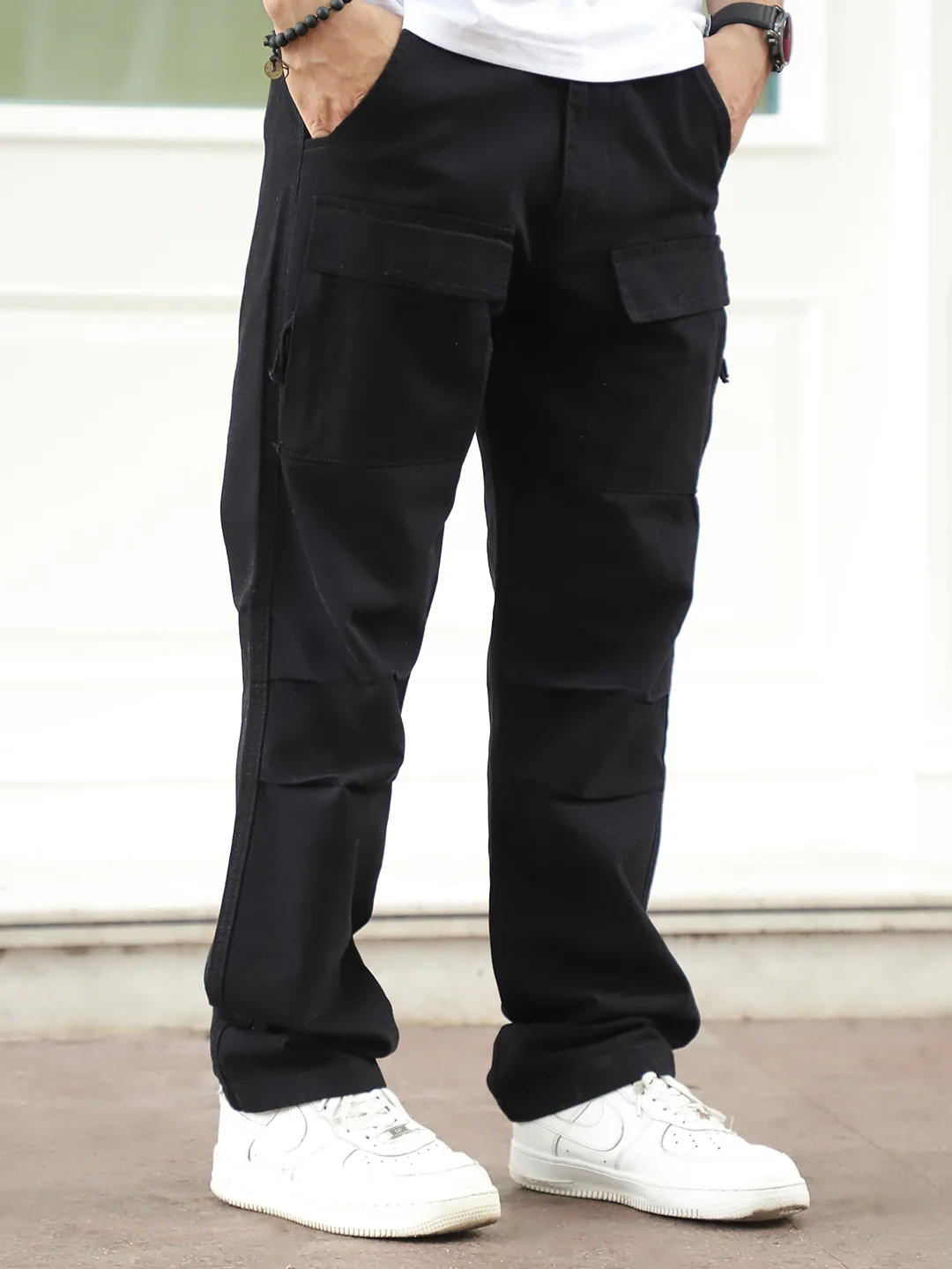 Riverside Black Cotton Cargo - Image 3