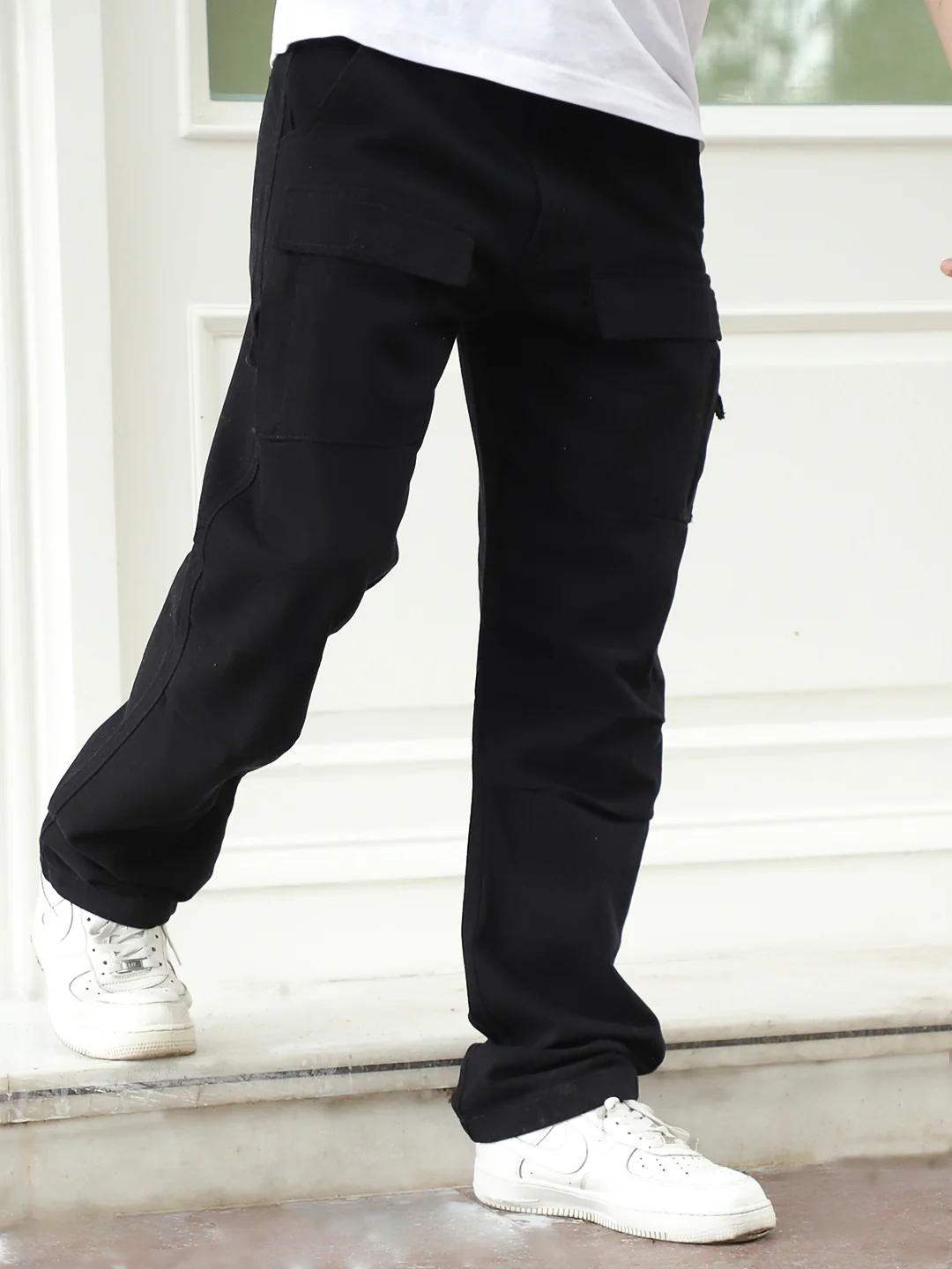 Riverside Black Cotton Cargo - Image 6