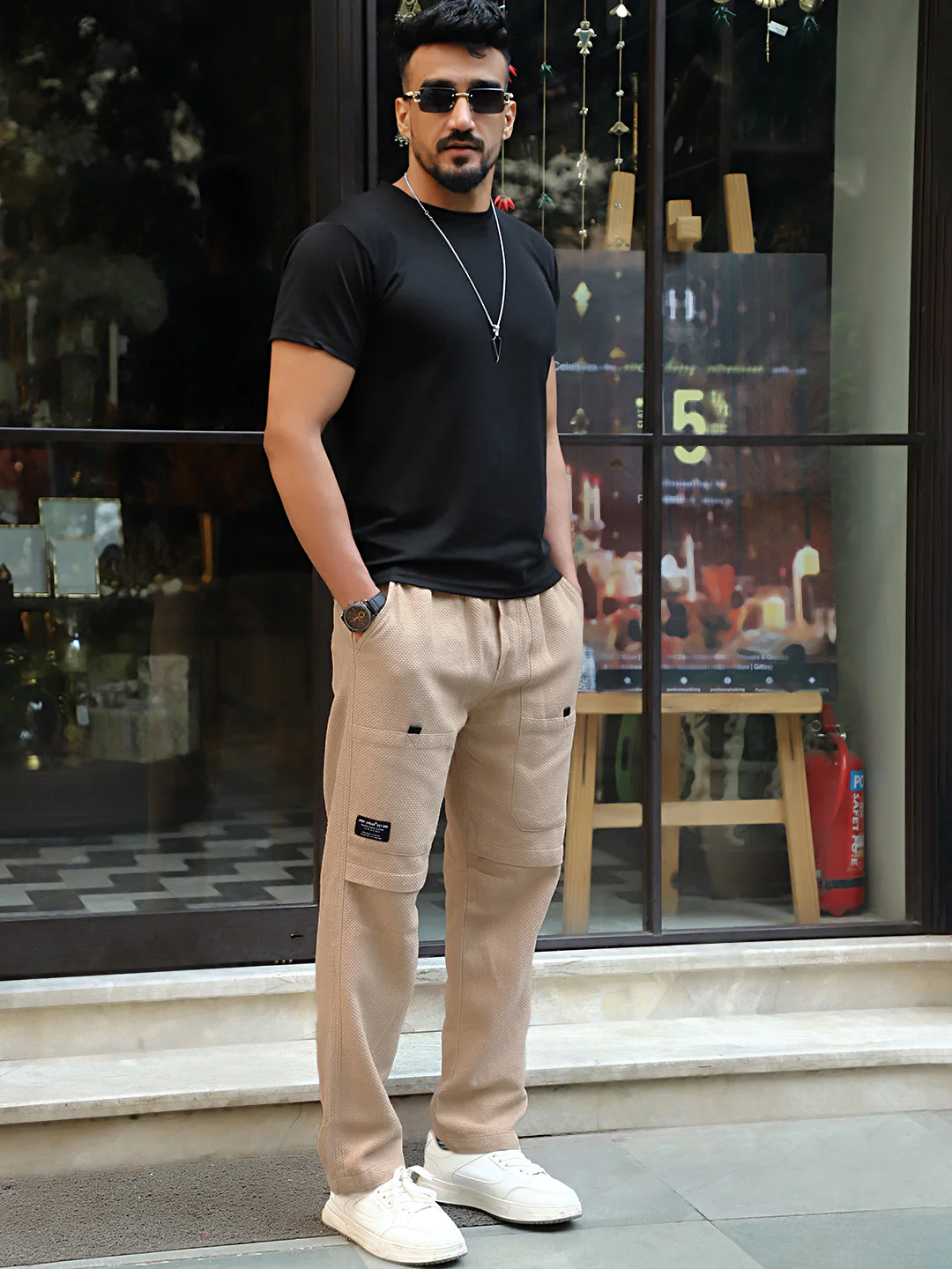 Snowhawk Beige Texture Cargo - Image 8