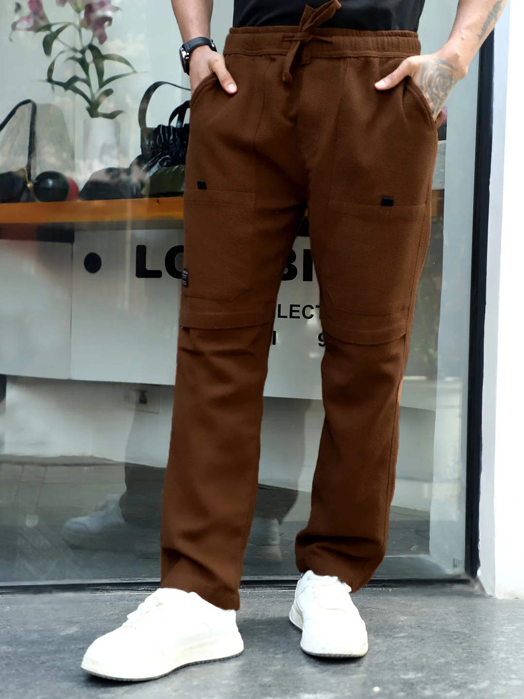 Snowhawk Brown Texture Cargo - Image 3